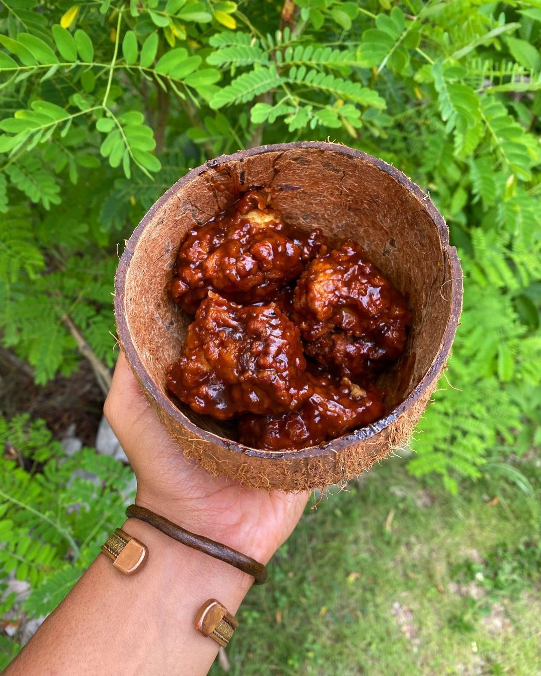 bowl of cauliflower wings
